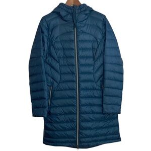 Women's Blue Quilted Jacket